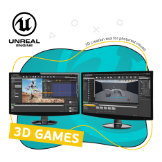 Unreal Engine 4. Игровой движок - КИБЕРшкола программирования для детей, компьютерные курсы для школьников, начинающих и подростков - KIBERone г. Пушкин