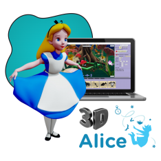 Alice 3d - КИБЕРшкола программирования для детей, компьютерные курсы для школьников, начинающих и подростков - KIBERone г. Пушкин