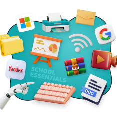 Цифровая база для школьника - КИБЕРшкола программирования для детей, компьютерные курсы для школьников, начинающих и подростков - KIBERone г. Пушкин