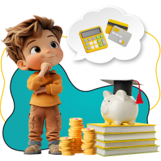 Финансовый интеллект вместе KIBERone - КИБЕРшкола программирования для детей, компьютерные курсы для школьников, начинающих и подростков - KIBERone г. Пушкин