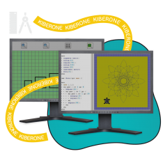 Исполнители чертежник и черепашка - КИБЕРшкола программирования для детей, компьютерные курсы для школьников, начинающих и подростков - KIBERone г. Пушкин