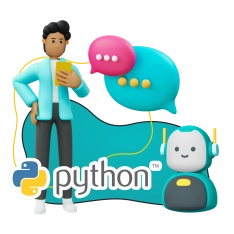 Умный чат-бот на Python на Telegram - КИБЕРшкола программирования для детей, компьютерные курсы для школьников, начинающих и подростков - KIBERone г. Пушкин