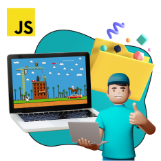 Программирование на JavaScript. Учимся создавать игры! - КИБЕРшкола программирования для детей, компьютерные курсы для школьников, начинающих и подростков - KIBERone г. Пушкин